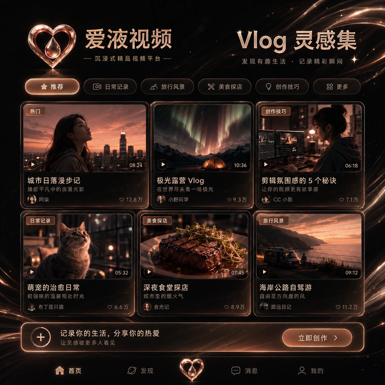 爱液视频影像动态与Vlog内容